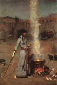 John William Waterhouse, The Magic Circle, 1886.